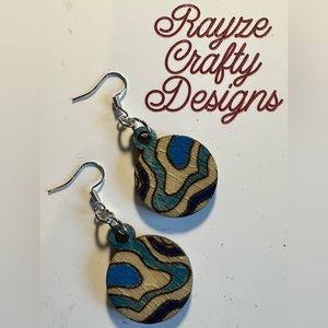 Wood earrings